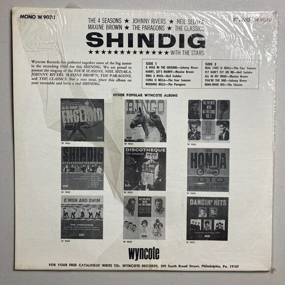 Shindig With The Stars Various Artists Vinyl Record Album LP Vintage Oldies Rare - Picture 2 of 4